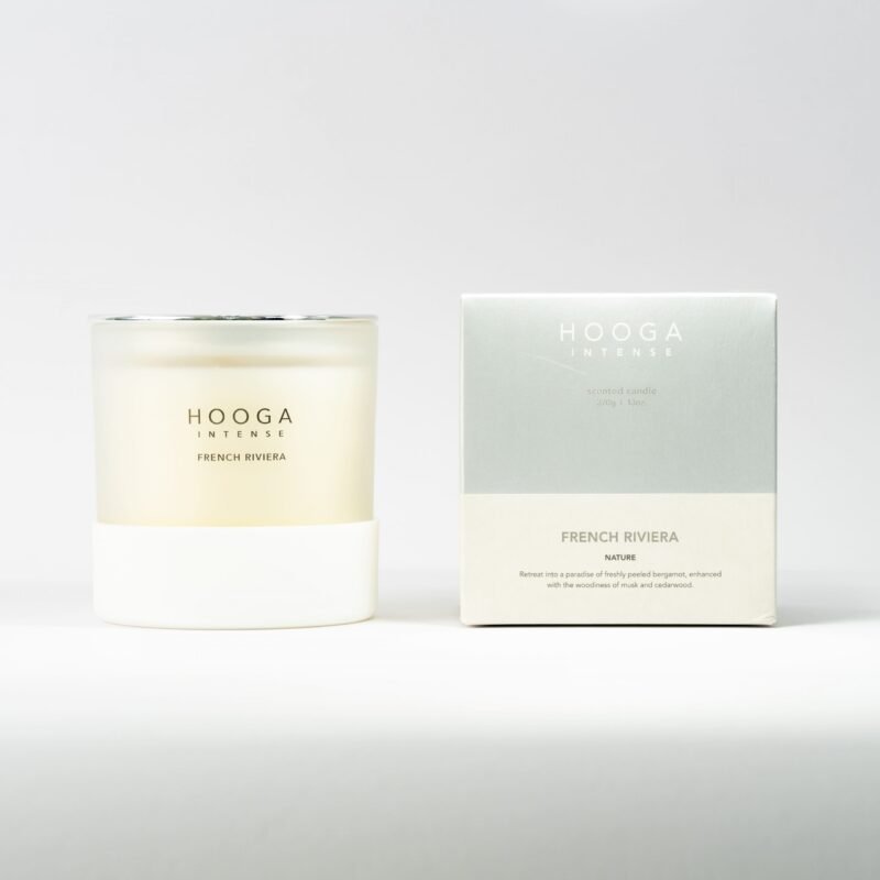White Intense Scented Candle