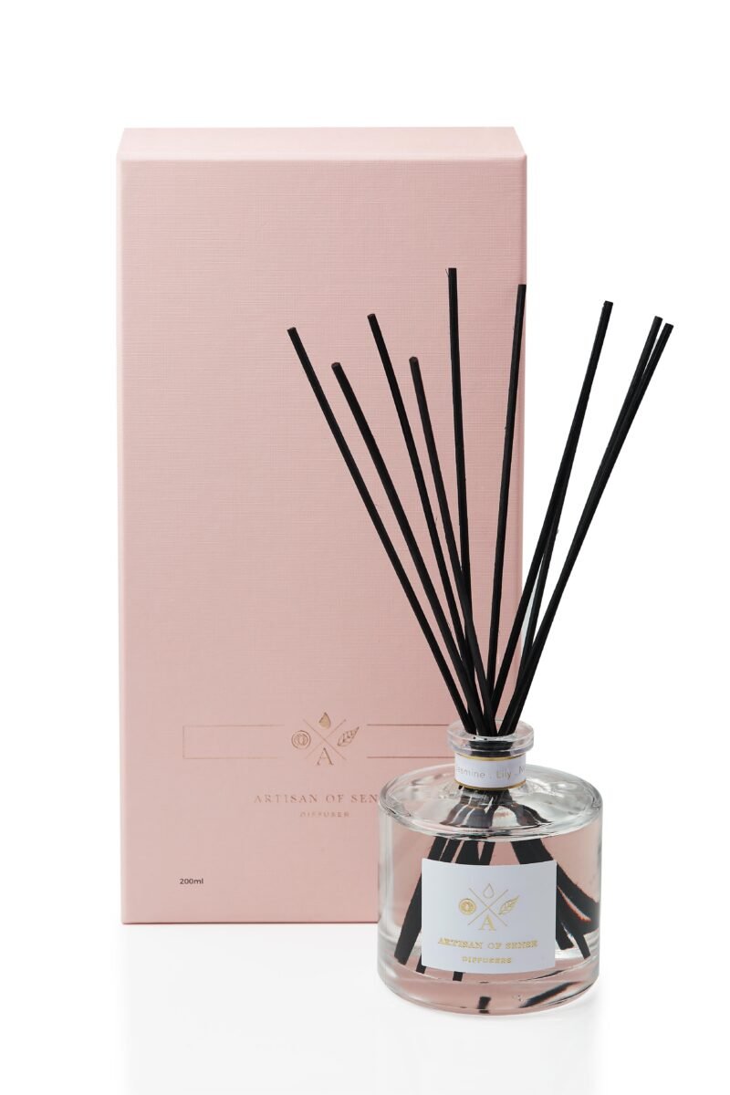 Artisan of Sense Reed Diffuser | Bergamot, Rose & Cedarwood ?C Natural Botanical Home Fragrance